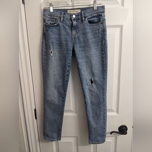 Gap ripped girlfriend jeans